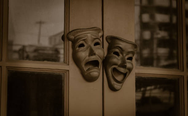 真鍮マスク - carnival costume mask masquerade mask ストックフォトと画像