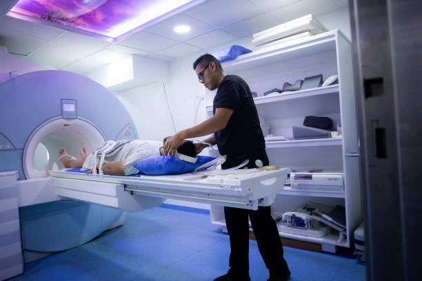 istock Man undergoing a MRI scan in a hospital 1503623721