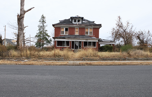 An abandoned home in Mayfield, Kentucky after the town was destroyed by a tornado