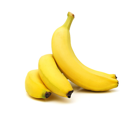 Bananas isolated on white background