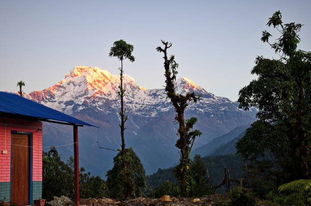 istock Sunrise in Annapurna massif in Himalayas 1503683859