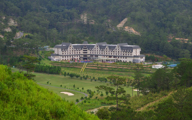 베트남 달랏의 산악 리조트 - 달랏 호텔 뉴스 사진 이미지