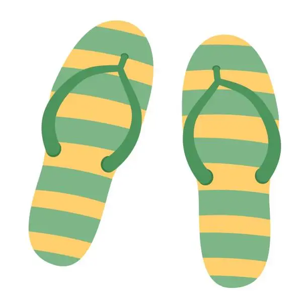 Vector illustration of summer shoes7