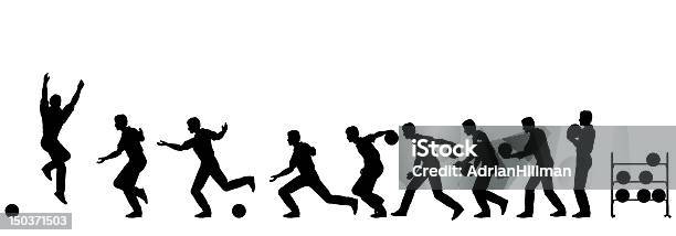 Bowler Stock Illustration - Download Image Now - Ten Pin Bowling, In Silhouette, Illustration