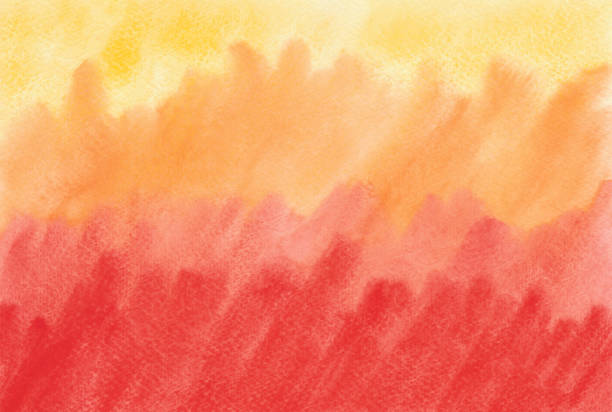 istock Watercolor, abstract, autumn background in bright yellow, orange, red shades with paper texture. 1503725621
