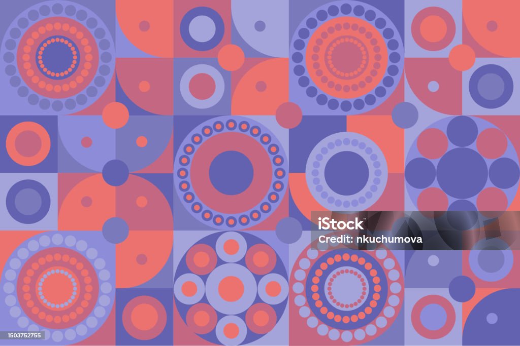 Bold Spot Patterns Geometric Vector Seamless Pattern Bold Stock Illustration - Download ...