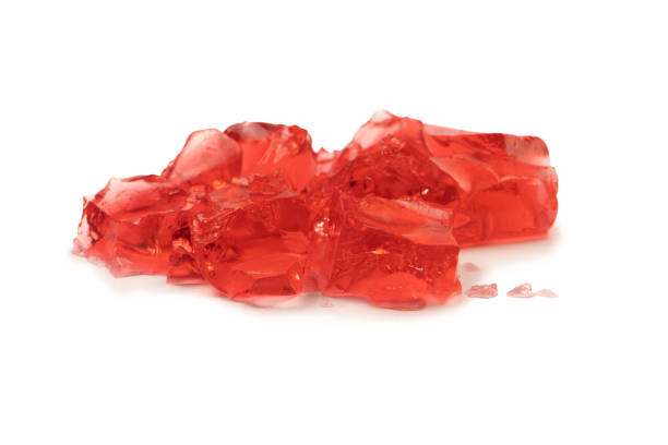 istock Sweet fruit jelly dessert isolated on a white background. 1503757269