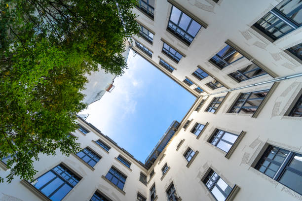 istock Low angle view of buildings against sky 1503757629