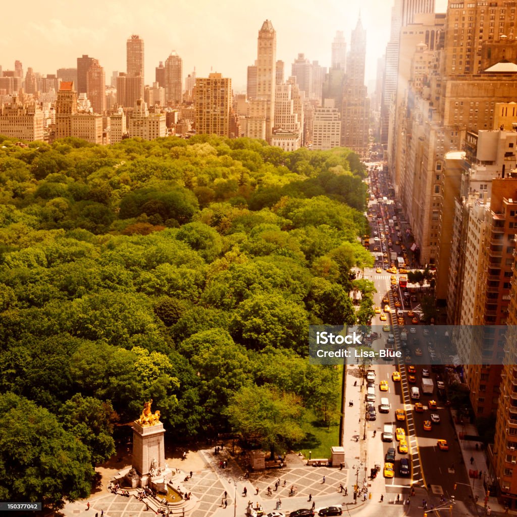 Central Park bei Sonnenuntergang - Lizenzfrei Central Park - Manhattan Stock-Foto