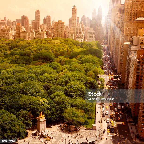 Central Park Bei Sonnenuntergang Stockfoto und mehr Bilder von Central Park - Manhattan - Central Park - Manhattan, Luftaufnahme, Sonnenaufgang