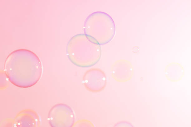 istock Beautiful Pink Soap Bubbles Abstract Background. Defocus, Blurred Celebration, Romantic Love Valentines Theme. Circles Bubbles. Freshness Soap Sud Bubbles Water 1503772197