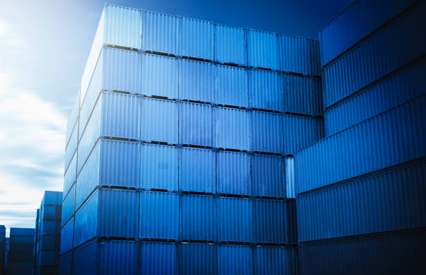 istock Containers Cargo Shipping. Handling of Logistic Transportation Industry. Cargo Container ships, Freight Trucks Import-Export. Distribution Warehouse. Shipping Logistics Transport. 1503772200