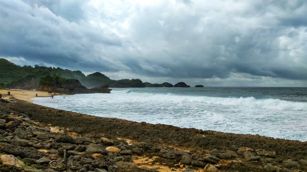 istock Beautiful landscape seascape Kasap beach in Pacitan East Java Indonesia 1503774369