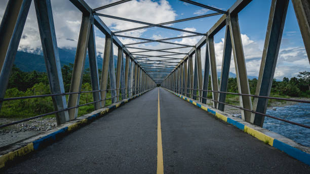 istock Kawanoa Bridge and River in Seram Island, Maluku 1503792380