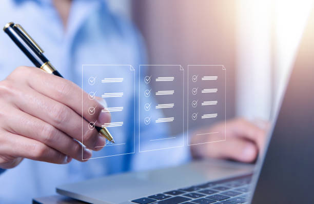 istock Businessman signing a smart electronic contract 1503844947
