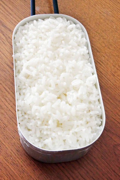 istock Rice cooked in an aluminum cooker called Mestin 1503849618