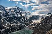 Grossglockner mountain in Austria during springtime