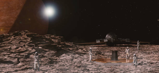 istock An astronaut walks on the star surface new planet Exploration of the future space base Space exploration mission and the Red Planet colony on Mars 3D rendering 1503872093