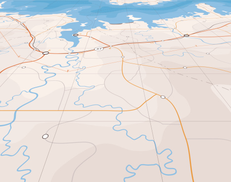 Map Using Angles Model Angled Map Stock Illustration - Download Image Now - Map, Generic ...