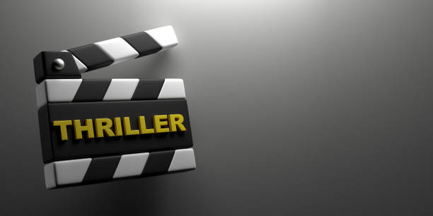 istock Thriller written on movie clapper board. 1503900466