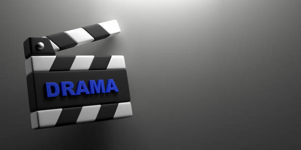 istock Drama written on movie clapper board. 1503900481