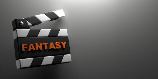 Fantasy written on movie clapper board.