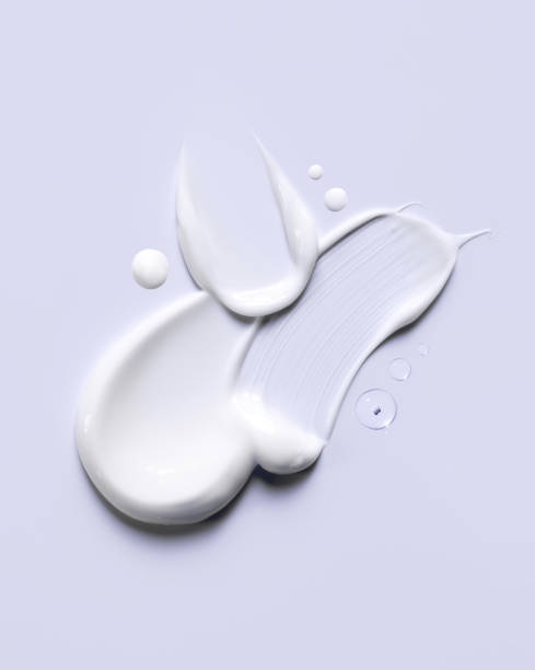 istock cosmetic smears cream texture on pastel background 1503901002