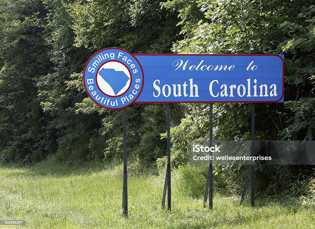 Bem-vindo a South Carolina - Foto de stock de Carolina do Sul royalty-free