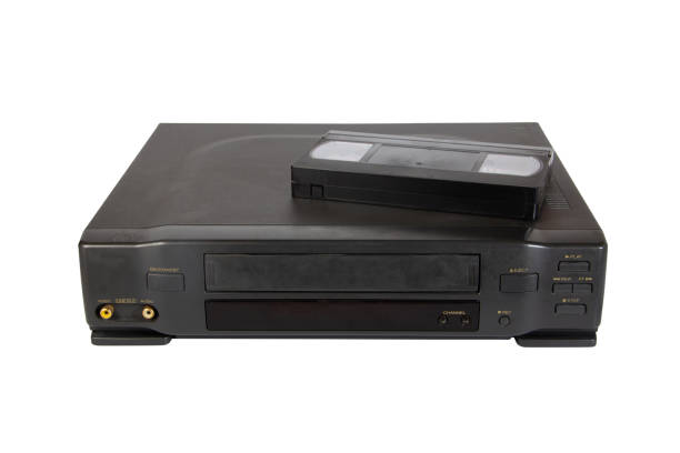 istock There is a videotape on a white background on an old VCR 1503957078