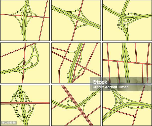 Intersectio Graphics Intersections Stock Illustration - Download Image Now - Collection ...