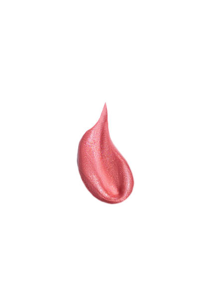 istock Lip gloss smear isolated on white. Smudged makeup product sample. Simmer inclusion 1503961487