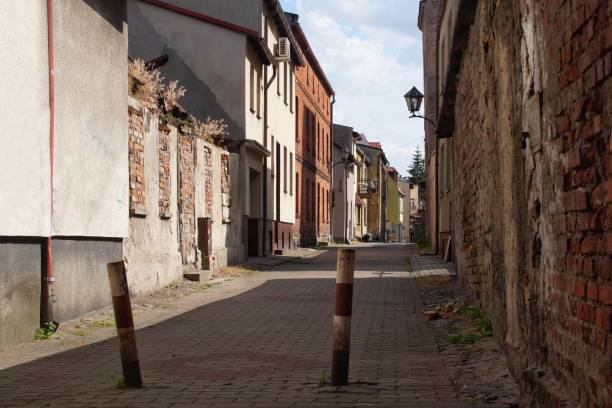 istock A narrow street in Brodnica 1503965495