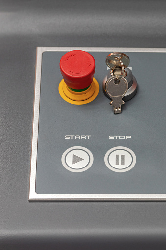 Play Start and Pause Stop Buttons Machine Keys Control Panel