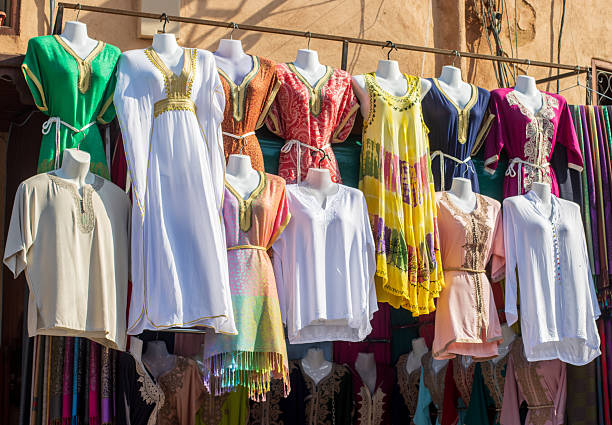 istock Retail Display of Womenswear at Souk in Marrakesh, Morocco 1504040827