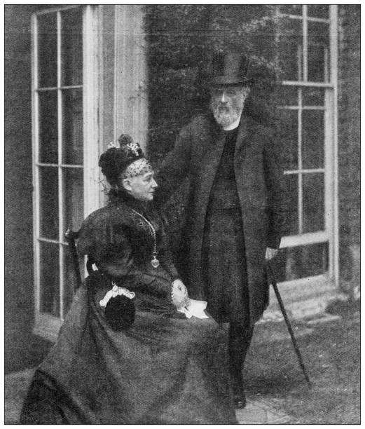 istock Antique image from British magazine: Dr George Henry Sumner, Bishop Suffragan of Guildford, and Mrs Sumner 1504135546