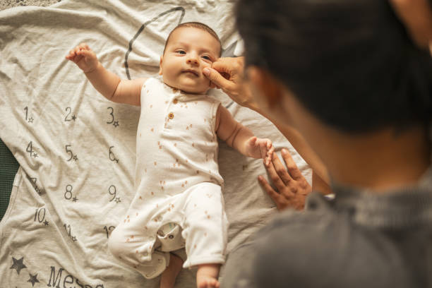 istock Mother and baby at home 1504160225