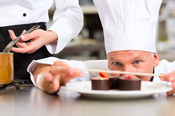 istock Chef as Patissier cooking in Restaurant dessert 150416273