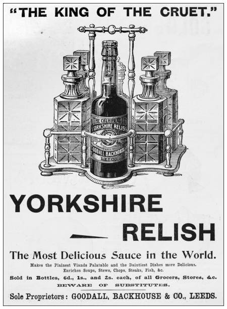 Antique advertisement from British magazine: Yorkshire Relish