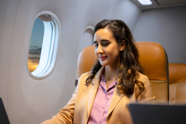istock Passenger travel via commercial air plane. 1504175968