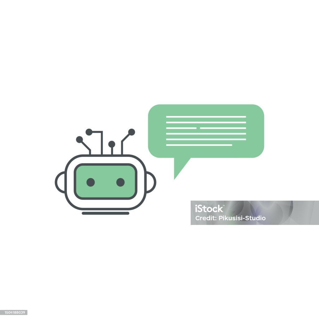 Chatbot Ai Chat Robot Speech Bubble Technology Talking Chatting Speech ...