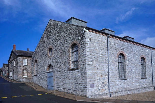 Old stone army barracks built in 1700s