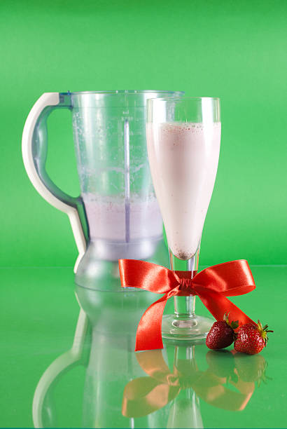 Strawberry cocktail stock photo
