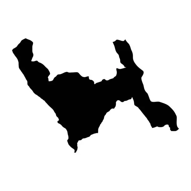 Vector illustration of La Libertad map, region in Peru. Vector Illustration.