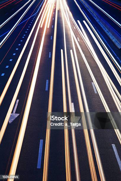 Abstract Real Traffic Road Background Stock Photo - Download Image Now - Activity, Asphalt, Avenue