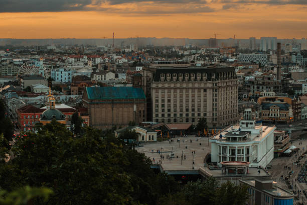 istock Evening sun, city center 1504230989