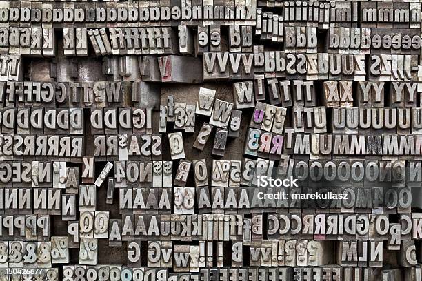 Metaltype Relieftechnik Drucken Häuserblocks Stockfoto und mehr Bilder von Alphabet - Alphabet, Alt, Altertümlich