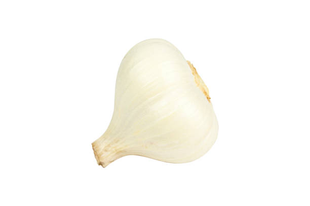 istock garlic. Young garlic isolated from background 1504270200