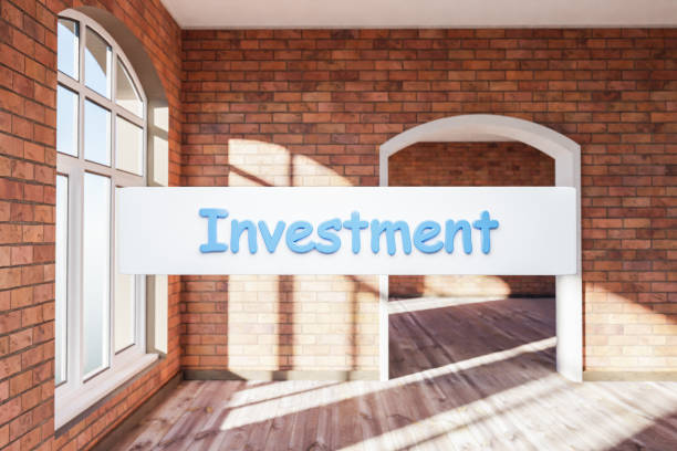 istock search box text floating in air standing in luxurious loft apartment with arched window and minimalistic interior living room design; 3D Illustration 1504310873