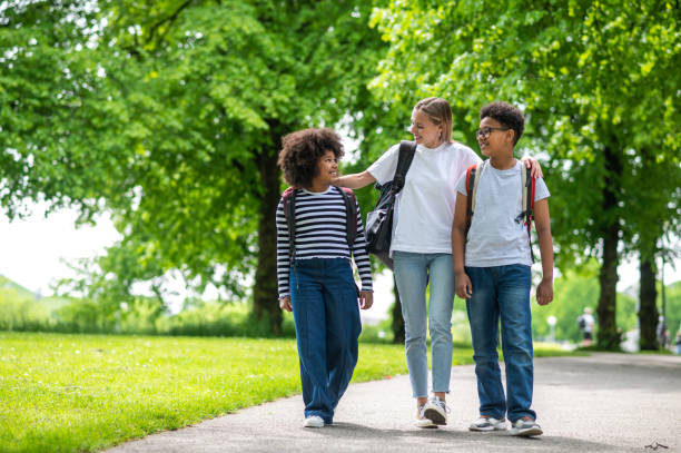 istock Friends walking in the park and feeling contented 1504355302