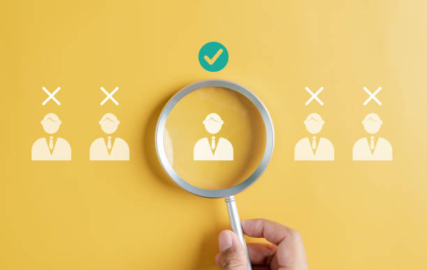 istock HRM or Human Resource Management, Hand tick or selective and accept to manager icon which is among staff icons for human development recruitment leadership and customer target group concept. 1504387316